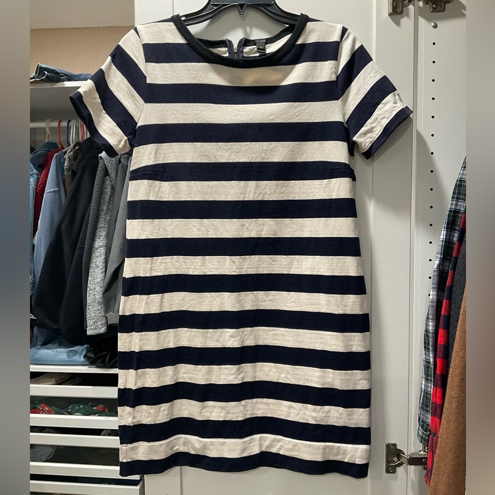 J.Crew striped dress